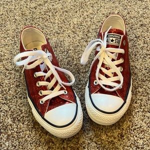 Glitter red Converse Chuck